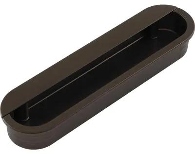 Produktbild von Muschelgriff Dotis Breite 129, Einlass 125 x 30, Zinkdruckguss bronze