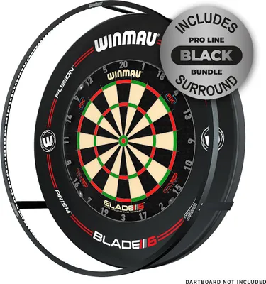 Produktbild von Winmau Dartboard-Beleuchtung Bundle "Plasma + Surround Black 4305" schwarz
