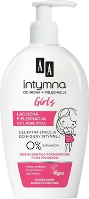 Immagine prodotto di AA Protezione & Cura intima emulsione in crema per l'igiene intima Baby Girls 0%, 300 ml