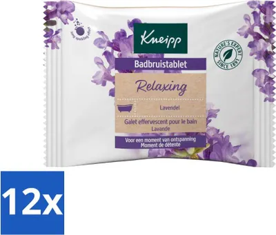 Immagine prodotto di Kneipp - Compressa bagno doccia - Lavanda - confezione risparmio - 12 pezzi