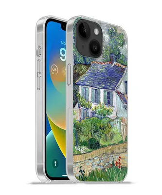Produktbild von MuchoWow® Handyhülle Schutzhülle Hülle für Apple iPhone 14 - Softcase Haus in Auvers - Vincent van Gogh Silikon Softcase Handy Hülle - Mobiltelefonhülle