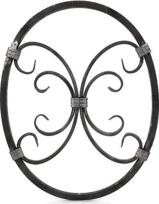 Immagine prodotto di LogistSystem - Ornamento in ferro battuto 375x300 mm - ad esempio come elemento per inferriate - ringhiere - recinzioni - cancelli - rosoni - grate 13.006