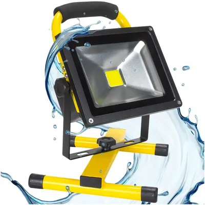 Produktbild von Decorya 20W Akku-Strahler LED Baustrahler Wasserdicht