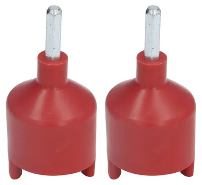 2er-Pack Isolator-Montagehülsen für Weidezaun, Kunststoff