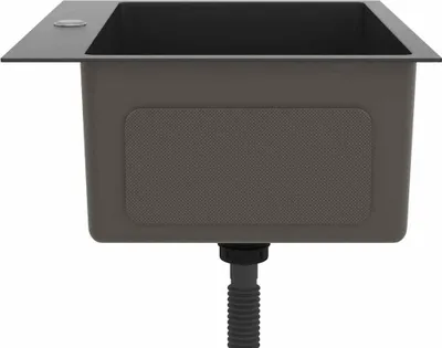 Produktbild von vidaXL Handgemachte Einbauspüle Schwarz Edelstahl