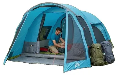 Obrázek produktu pro Stanovací stan, vodotěsný, s předsíňkou, rozměry 500 x 305 x 205 cm
