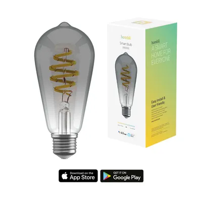 Produktbild von Hombli smarte Filament Glühbirne, ST64, E27, CCT, Smokey