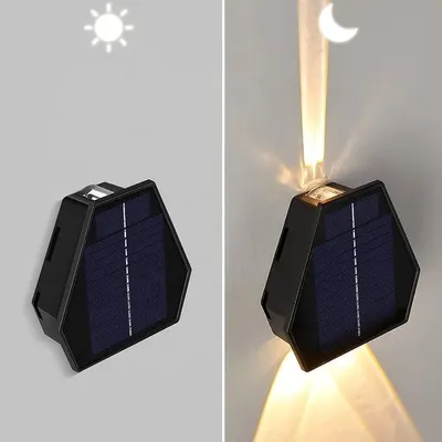 Immagine prodotto di Applique solare a LED per esterni IMMAX WALL-2 con sensore di luminosità, 2W