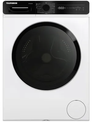 Produktbild von Telefunken Waschtrockner Kombi, 9 kg Waschen / 6 kg Trocknen, Waschmaschine mit Trockner, 1400 U/Min, Weiß, WT96ADW