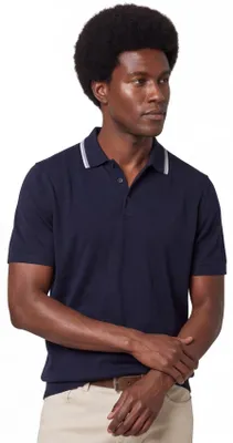 Produktbild von Brax Polo dunkelblau einfarbig Baumwolle