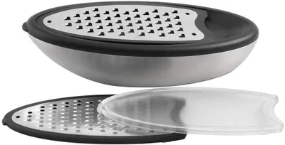 Produktbild von Karl Weis Reibenset Boot fein/grob, Edelstahl, 14,5 x 6,5 x 4,5 cm