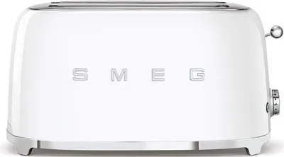 Produktbild von SMEG TSF02WHEU - 4 Scheibe(n) - Weiß - Stahl - Kunststoff - Tasten - Niveau - Drehregler - China - 1500 W