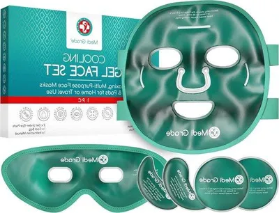 Produktbild von Famanu Kühlendes Gel Gesichtsmasker und Augenmaske - Beruhigende Kühle gegen Schwellungen und Augenringe