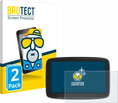 Produktbild von 2x BROTECT Schutzfolie für TomTom GO Classic 6" Displayschutz Displayschutzfolie Folie Matt Entspiegelungsfolie