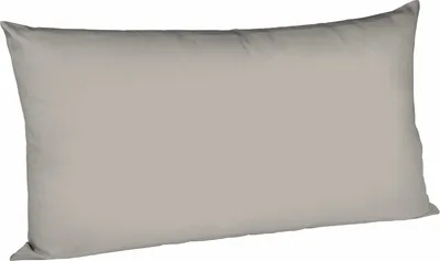 Produktbild von fleuresse Mako Satin Kissenbezug Colours Uni 40x80 cm Grau