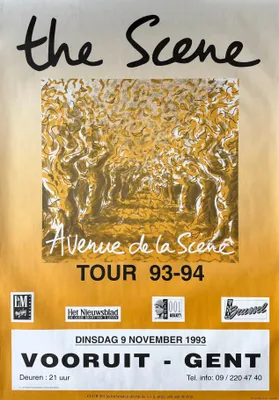 Zdjęcie produktu dla Scena - Koncert w Belgii, 1993 - Plakat - 70x100 cm