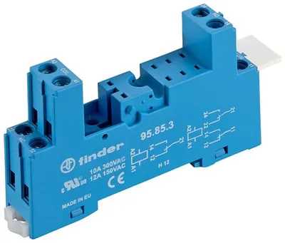 Image de FINDER Socle de relais à vis TS35 8 broches complément possible