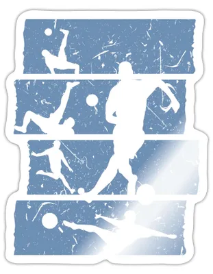 Produktbild von Spreadshirt Stilisierter Fußball Fußball Fan Sticker Aufkleber, 10 x 10 cm, Weiß glänzend