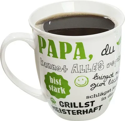 Produktbild von Gilde Porzell Jumbo-Tasse"Papa,du bist.. VE 6