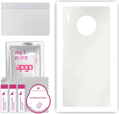 Produktbild von apgo Rückseite Schutzfolie, Matt, kompatibel mit Huawei Mate 30 Pro 5G, Hinten Hydrogel-Displayschutzfolie mit Positionierhilfe, kratzfest, einfache Montage