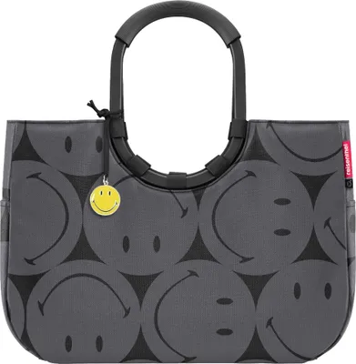 Produktbild von reisenthel loopshopper L, Einkaufstasche, Shopper, Tragetasche, Tasche, Smiley Grey, 25 L, OR7085
