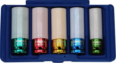 Obrázok produktu pre sada 1/2 nástrčných hlavíc 15, 17, 19, 21, 22 pre rázové kľúče 7RK05