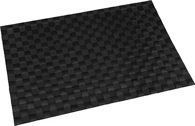Produktbild von Tischsets abwaschbar  45,5cm x 30cm - schwarz - 4 Stück