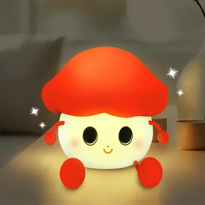 Produktbild von pilz nachtlichter für kinder,süße nachtlichter mit timer,dimmbare pilz deko für zimmer,pilz lampen für schlafzimmer,geschenke für mädchen und jungen