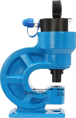 Obrázok produktu pre Hydraulický lis na dierovanie, výkon 31 ton, 4 nástroje na dierovanie, modrá farba