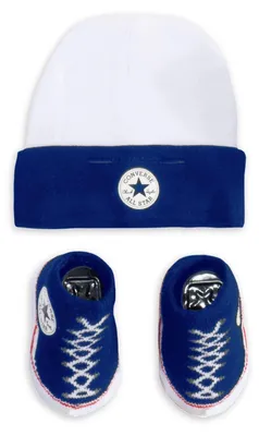 Produktbild von Converse Infant Hat and Frilly Bootie Set