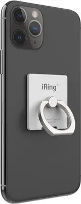 Produktbild von iRing Handyringhalterung finger - Handyring Abnehmbar - 360-Grad-Drehung - 180-Grad-Neigungsfunktion - Perlmutterweiß