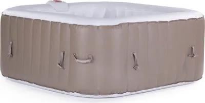 Produktbild von Aufblasbarer Whirlpool Monac Aus Pvc - 6 Personen - Taupe/Creme