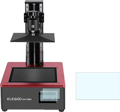 Produktbild von [2 Stück] Screen Protector passend für Elegoo Saturn 4K MSLA 3D Drucker Displayschutzfolie