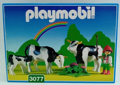Produktbild von PLAYMOBIL 3077 Hirtenjunge mit Kühen