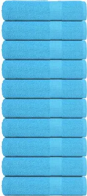 Produktbild von Handtücher FROGN 10 Stk. Türkis 50x100 cm 360 g/m²