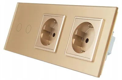 Produktbild von Livolo Schalter Einzelschalter Glas Touchpanel Silber