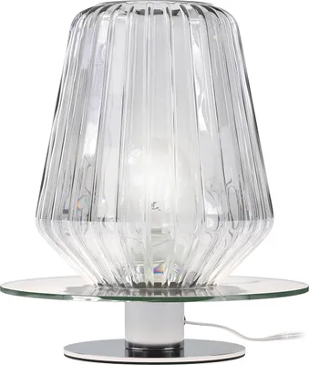 Produktbild von home24 Tischleuchte - 1-flammig - Glas / Eisen