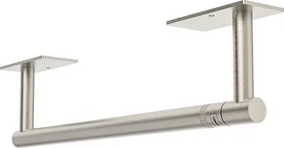 Produktbild von Famanu Küchenrollenhalter ohne Bohren - selbstklebend, silber, rostfreier Stahl