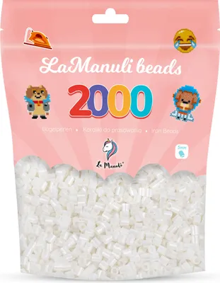 Produktbild von La Manuli 2000 Midi Bügelperlen Perle Ø 5 mm Perlen Steckperlen Beads