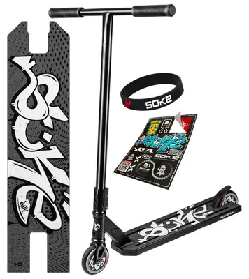 Image de SOKE 1560 Trottinette freestyle BOX-CUT, noire