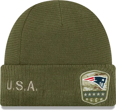 Produktbild von NFL Wollmütze New England Patriots Salute to Service Mütze Sideline 2019 NewEra