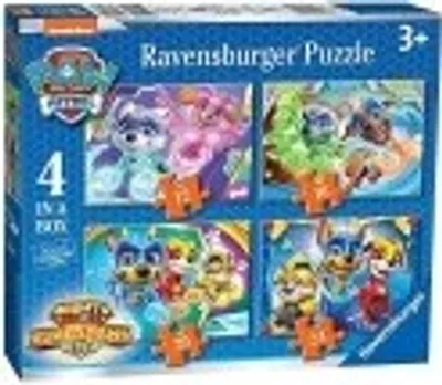 Obrázok produktu pre Tlapková patrola: 4 puzzle v krabici