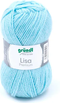 Produktbild von Wolle Lisa, 50g, 133m Hellblau