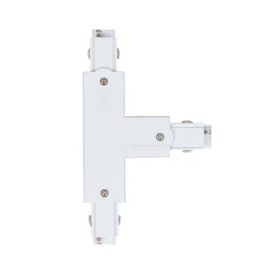 Produktbild von Verbindungsstück Right Side Typ T für 3-Phasenstromschienen  Weiß