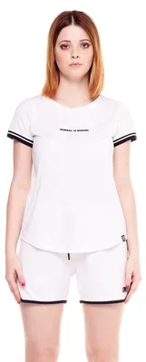 Produktbild von Schwarz-weißes Modal-Damen-T-Shirt