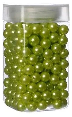 Produktbild von Perlen 12mm Lindgrün 220 Gramm (1 St.) [IFS-27226]