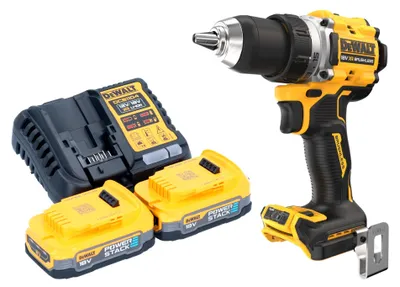 Produktbild von DeWalt DCD 800 E2 Akku Bohrschrauber 18 V 90 Nm Brushless + 2x Powerstack Akku 1,7 Ah + Ladegerät