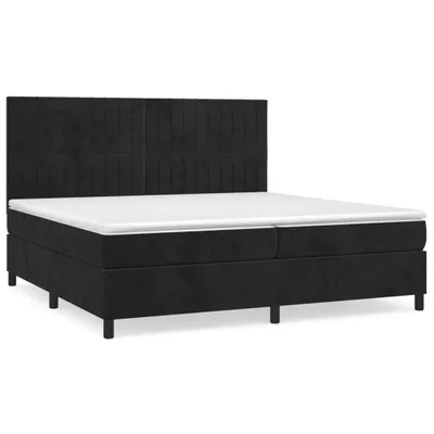 Obrázok produktu pre vidaXL Boxspring posteľ s matracom čierna 200x200 cm Velvet