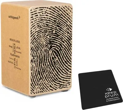 Immagine prodotto di Schlagwerk CP82 Cajon Rudiments Fingerprint con cuscinetto di seduta
