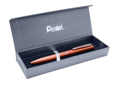 Produktbild von Eleganter EnerGel 0,7 mm Kugelschreiber BL2007 im roten Etui